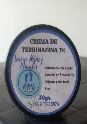 crema de terbinafina para pies